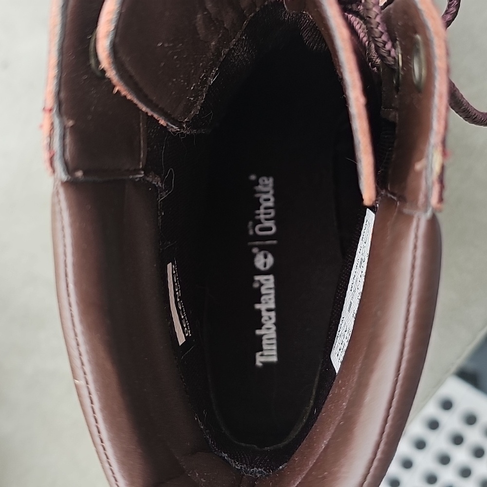 Timberland Women's Burgundy Lace-Up Boots - Picture 2 of 9